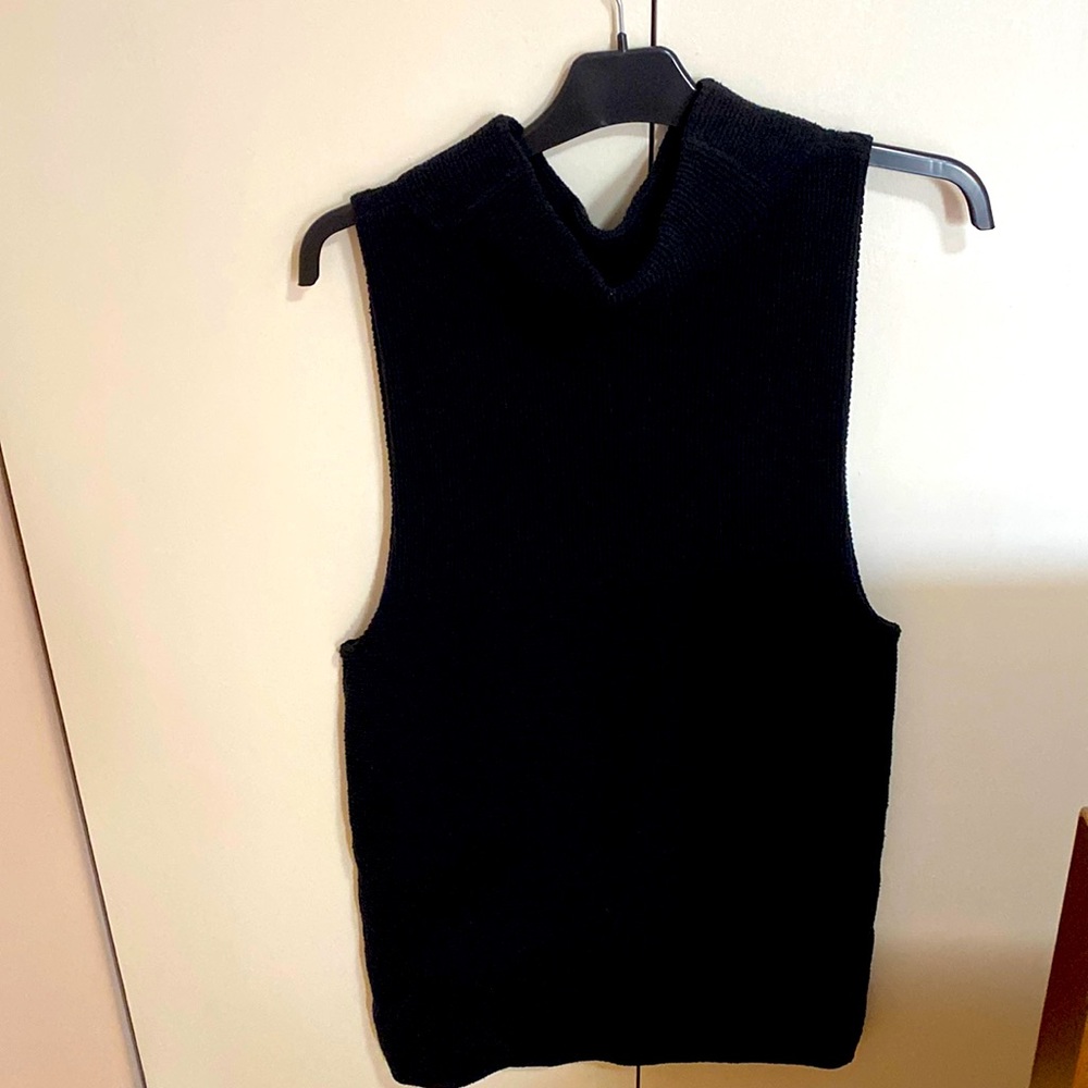 Free People Sleeveless Turtleneck Sweater.